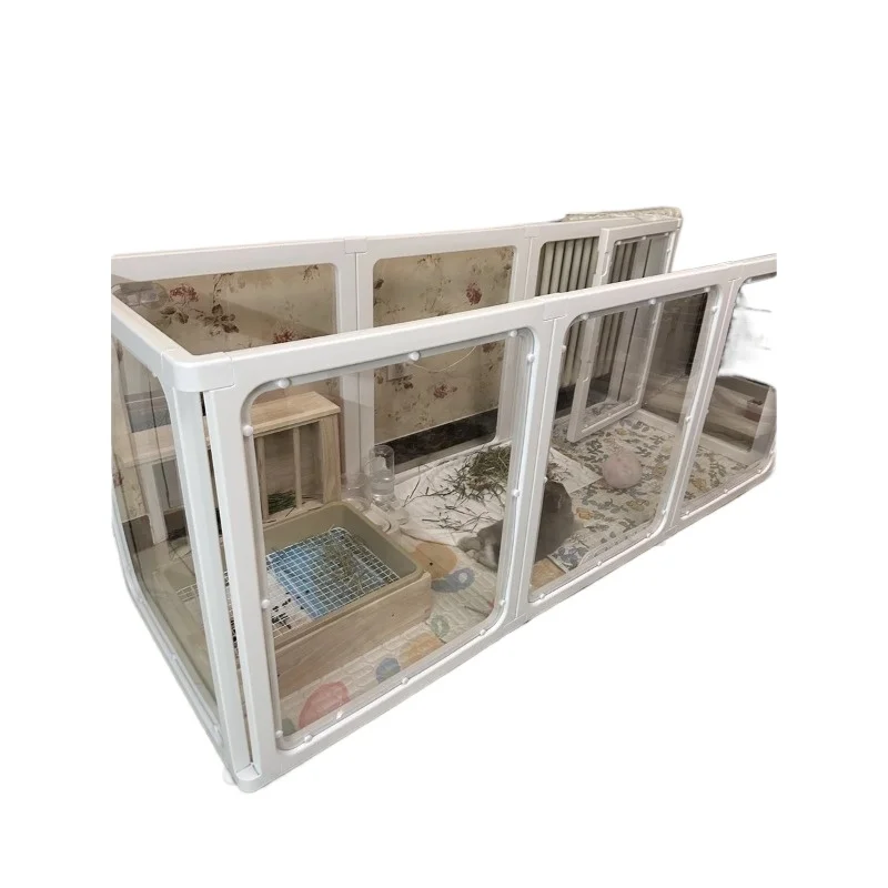 Mobile, Foldable, Transparent Plastic Safe Pet Fence