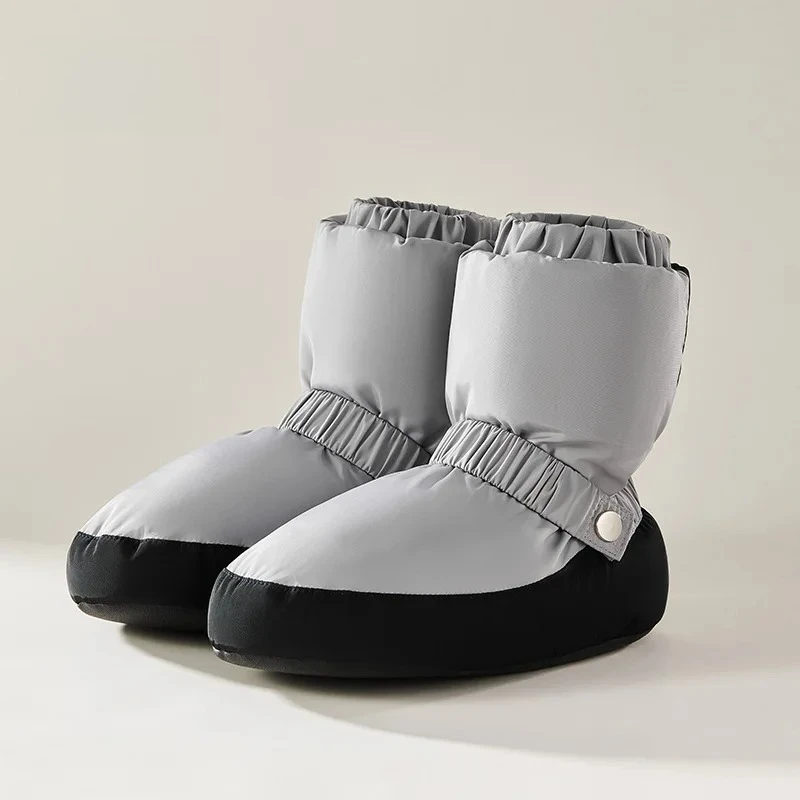 Thickened Dance Warm-up, Kids Adults Winter Soft Sole, Ballet Dance Warm Shoes, Girls' Practice with Velvet Ballet Cotton Shoes