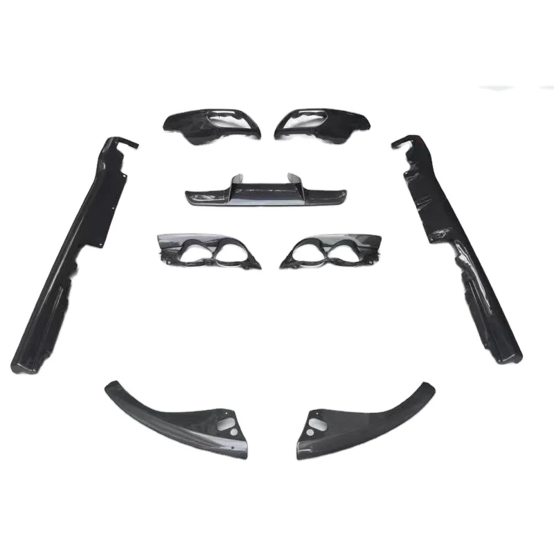 suitable for OEM Style Dry Carbon Fiber Body Kit Front Splitter Side Skirts Diffuser Spoiler for Ferrari 812