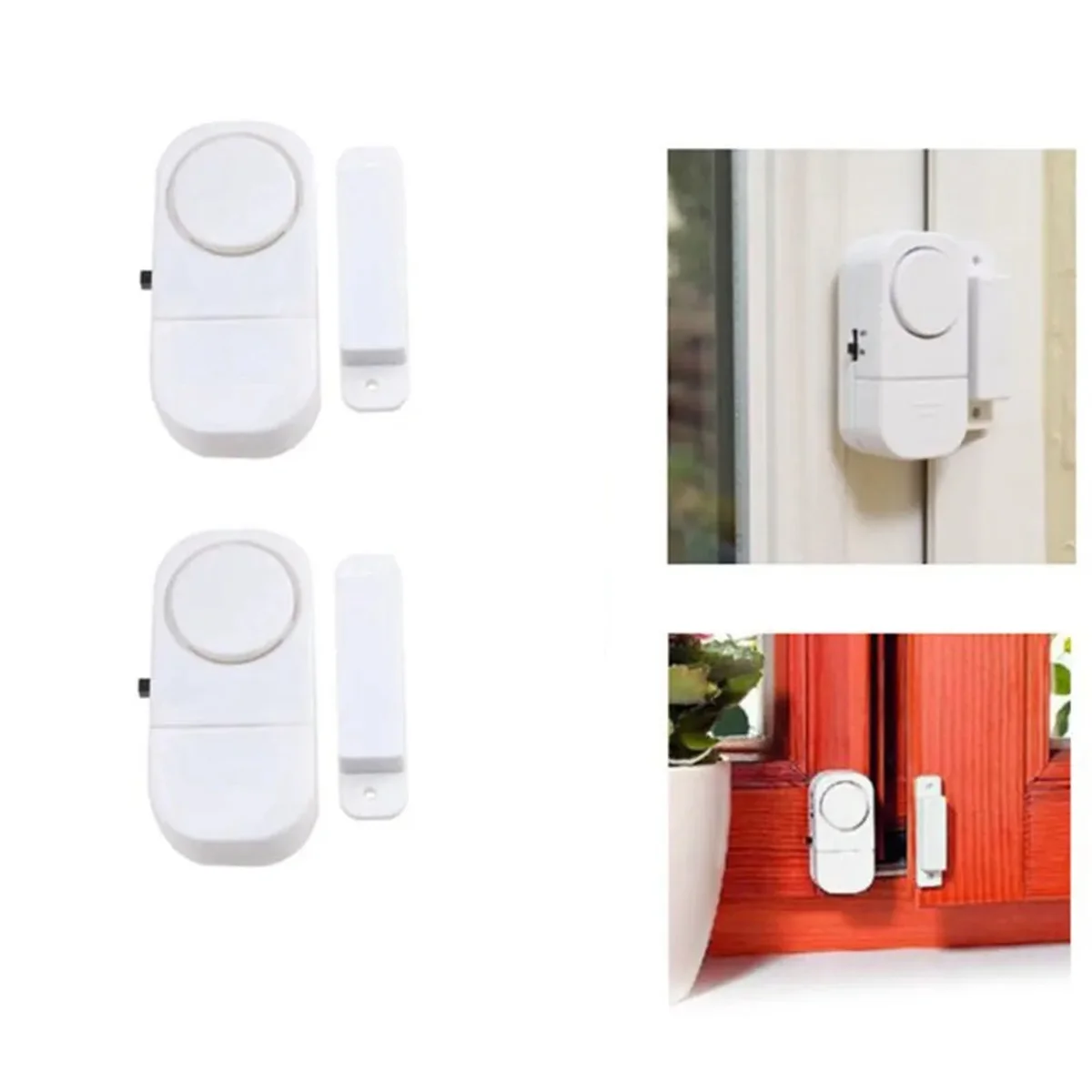 6Sets/Pack Wireless Anti Theft Apartment Burglar Alert Door Alarm Window for Home Security DIY Magnetic Sensor image 6