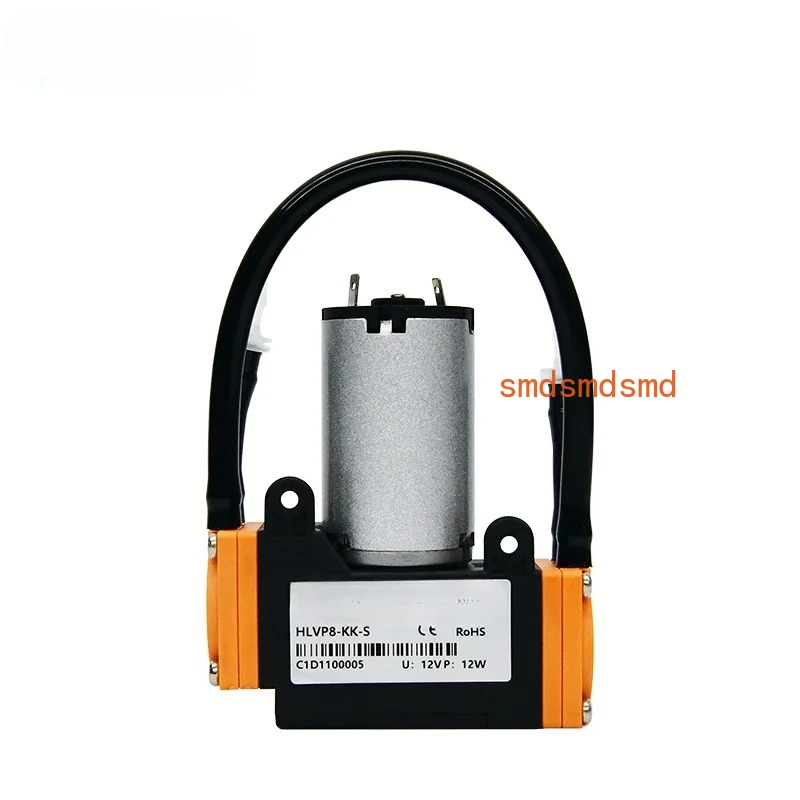 

6-8L/min HLVP8 Diaphragm Vacuum Pump 12V 24V DC Motor High Percision Negative 0.098Mpa Suction Pump for Gas