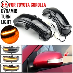 2pcs For Toyota COROLLA ZELAS REIZ AURIS Scion Car LED Dynamic Turn Signal Indicator Sequential Side Mirror Light Lamp
