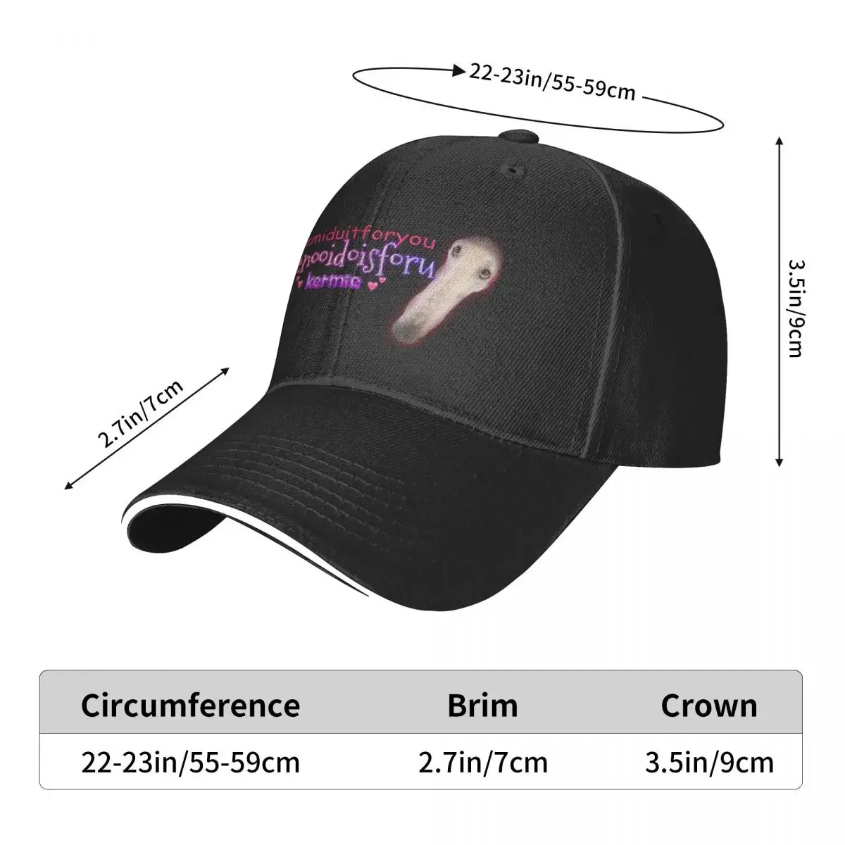 Let Me Do It For You Borzoi Cellophane Parody Miss Piggy Meme Baseball Cap Brand Man cap Hat Baseball Cap Women's Beach Men's