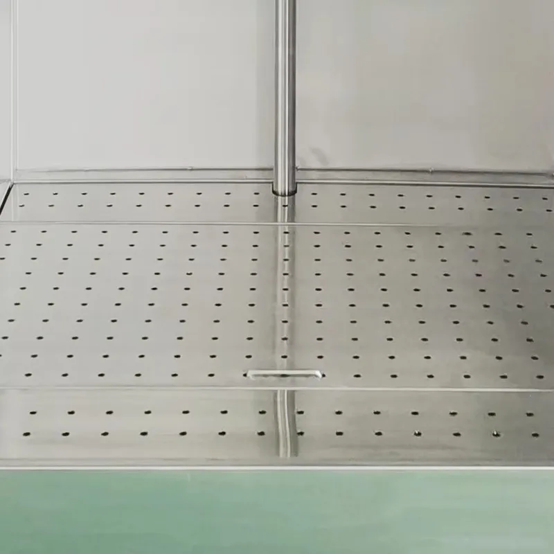 Sonic shower tub with eye wash station