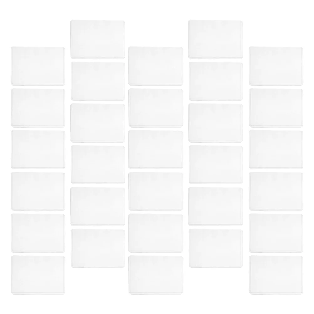 30 Pcs Celebrity Small Card Holder Photo Protector 950X650X010CM Abs Sleeves