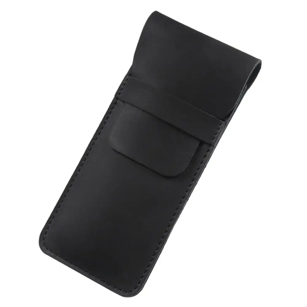 Genuine Leather Retro Leather Pen Holder Handmade 5Colors Brown Fountain Pen Pouch Retro Ballpoint Pen Protective