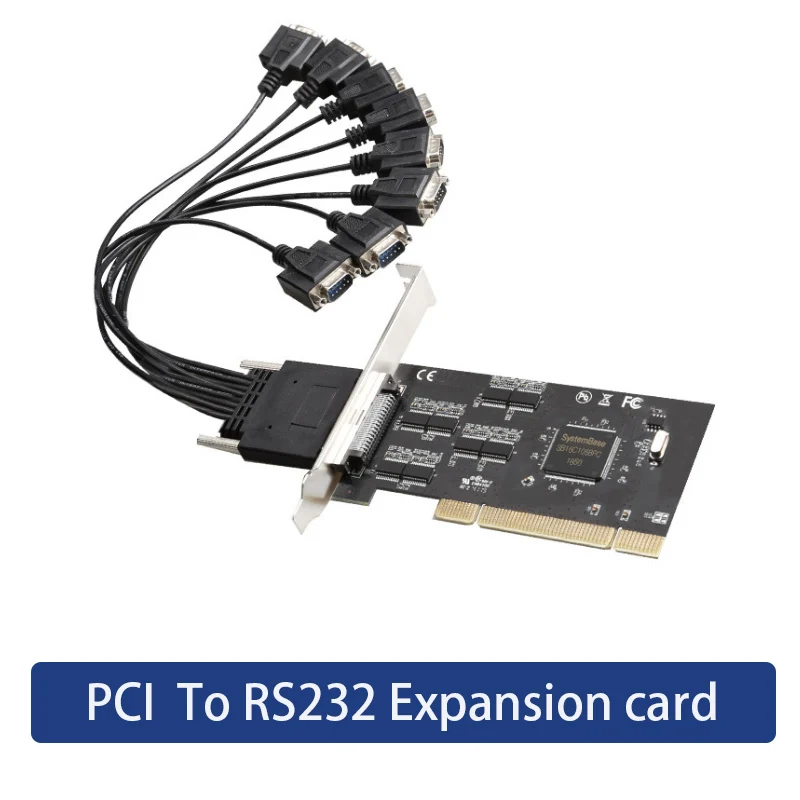 

Карта расширения последовательной карты PCI-RS232 Игровая карта последовательного порта PCI Riser Card PCI Sata Card Controller Extender PCI Converter
