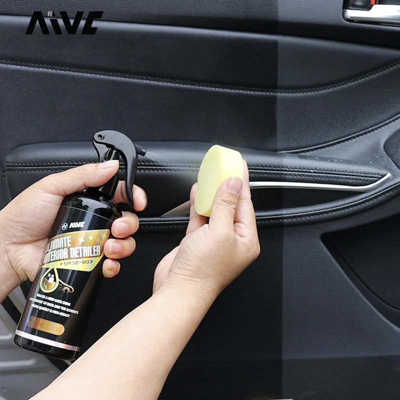 AIVC Car Interior Detailer Plastic Restorer Cleaner For Dashboard Seats Leather Shine Plastic ,Vehicle Detailing & Restoration