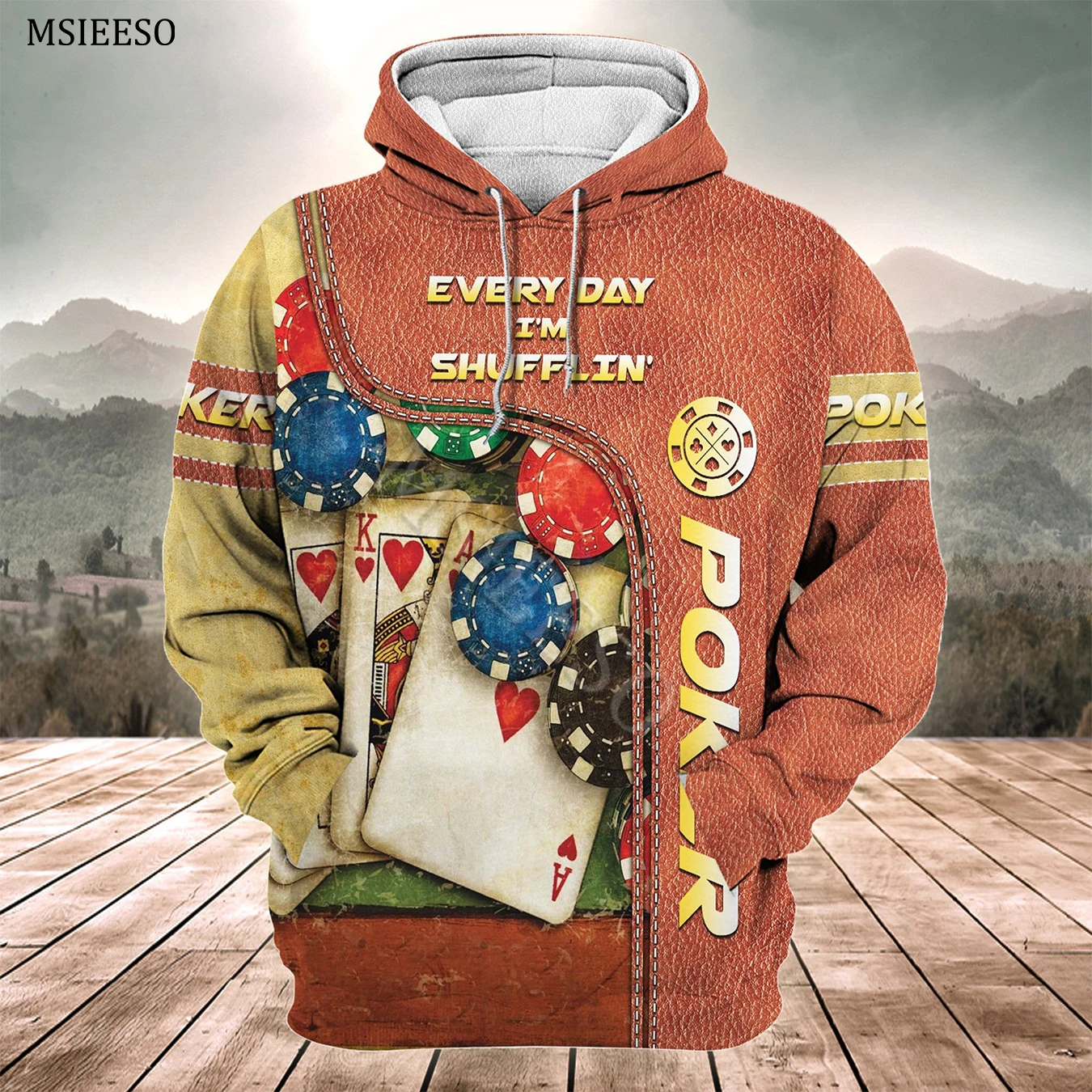 

MSIEESO Poker Shufflin 3D All Over Printed Unisex Hoodie Men Autumn Sweatshirt Streetwear Casual Women Zipper Jacket Pullover