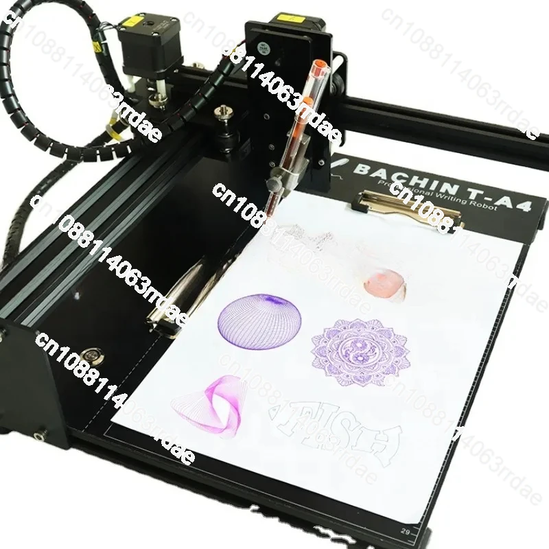 BACHIN Notebook Lettering Cards DIY Drawing machine cnc Hand Writing machine Pen Draw and Write Robot Plotter T-A4