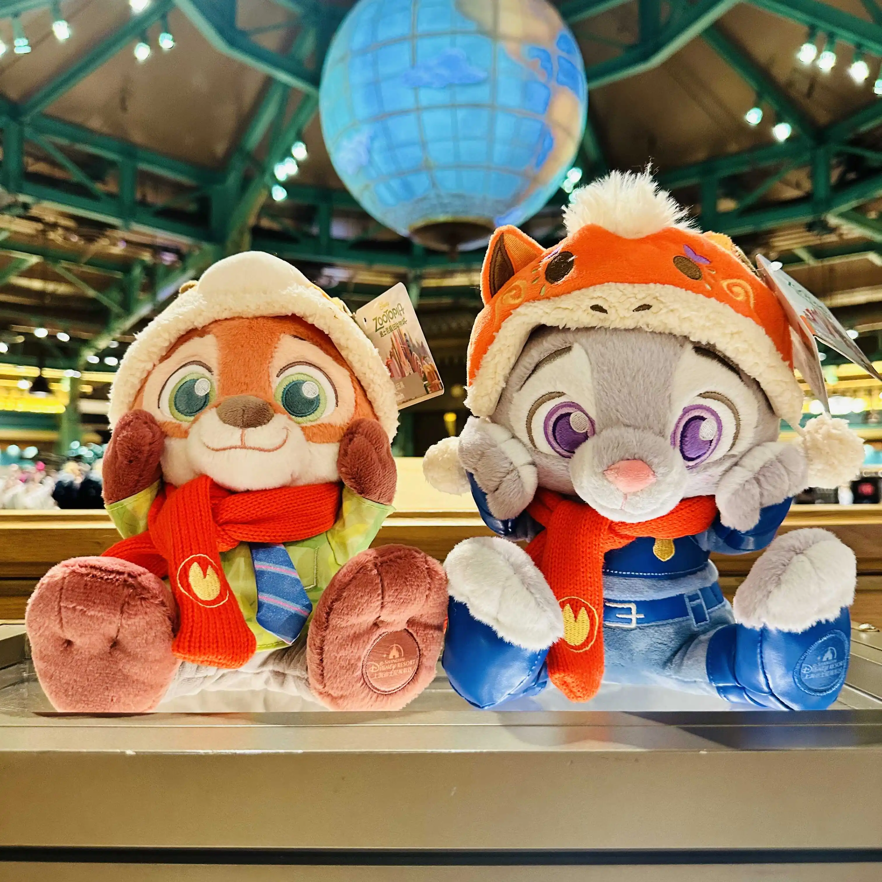 

Shanghai Disney 2026 Chinese New Year Zootopia Judy and Nick Cartoon Plush Toy Souvenirs