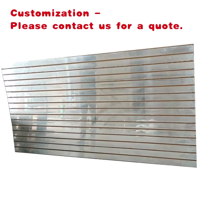custom.KEWAY Custom 4 X 8 ft Mirror Slatwall Panel Shopping Store Display Wall Board