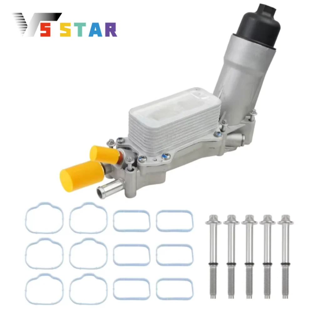 

6104084AA 68079747AA 68166067AA Engine Oil Cooler Oil Filter Housing Adapter For 2011-2016 Chrysler 200 300 FF-1037