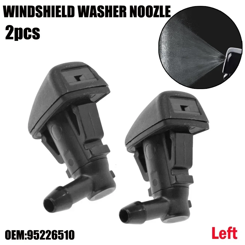 2pcs Right+left Windshield Washer Nozzle For Chevrolet Cruze  2014-2015 Front Windshield Water Nozzle Fan Spray 95226510