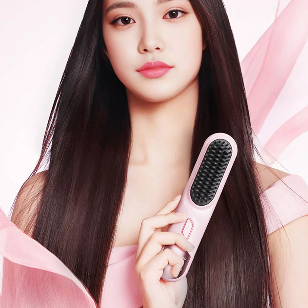 Styling Without Harm With Comb Zero Static And No Knots Anti Scalding Negative Ion Hair Care Device