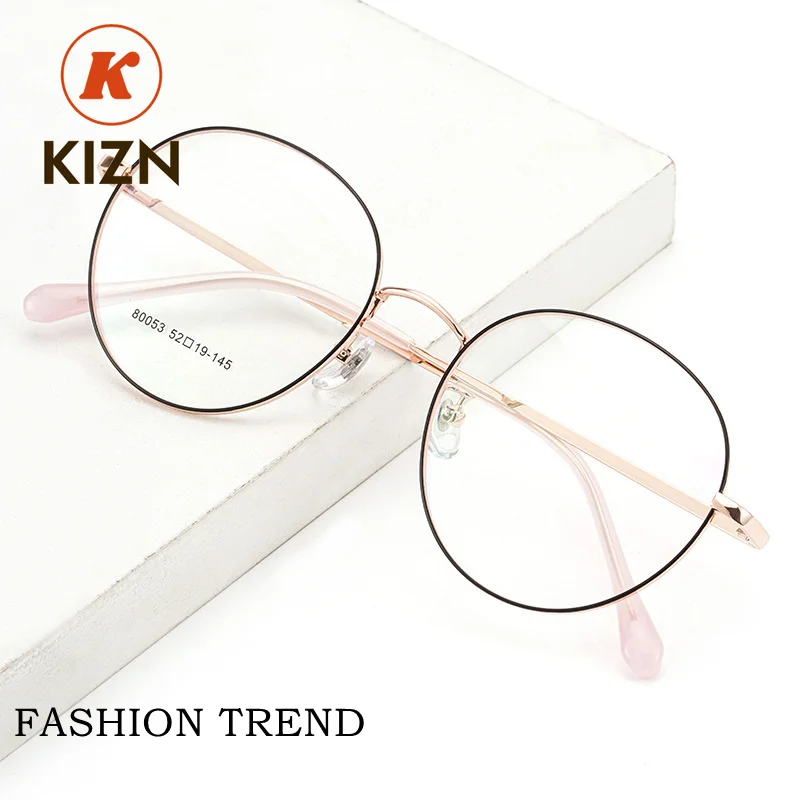 kizn-ultra-light-round-optical-prescription-glasses-frame-men-and-women-80053-fashion-high-quality-titanium-alloy-big-retro