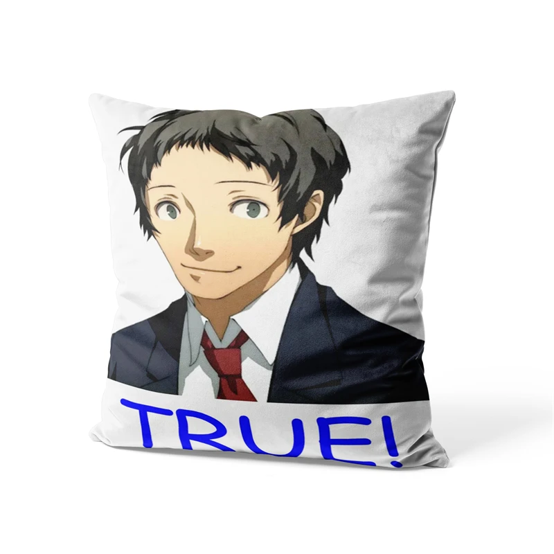 Aertemisi 18'' x 18'' Adachi True Meme Square Throw Pillow Cushion Covers Cases Pillowcases 45cm x 45cm