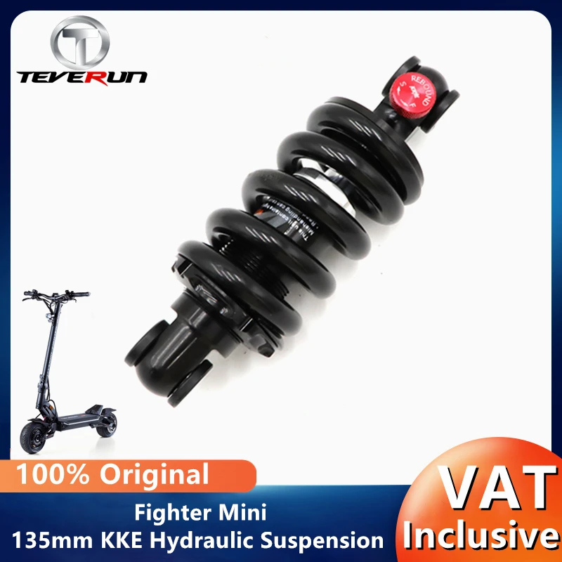 Original 135mm KKE Hydraulic Suspension Shock Absorber For Teverun Fighter Mini/Mini PRO Scooter Adjustable Shock Absorber