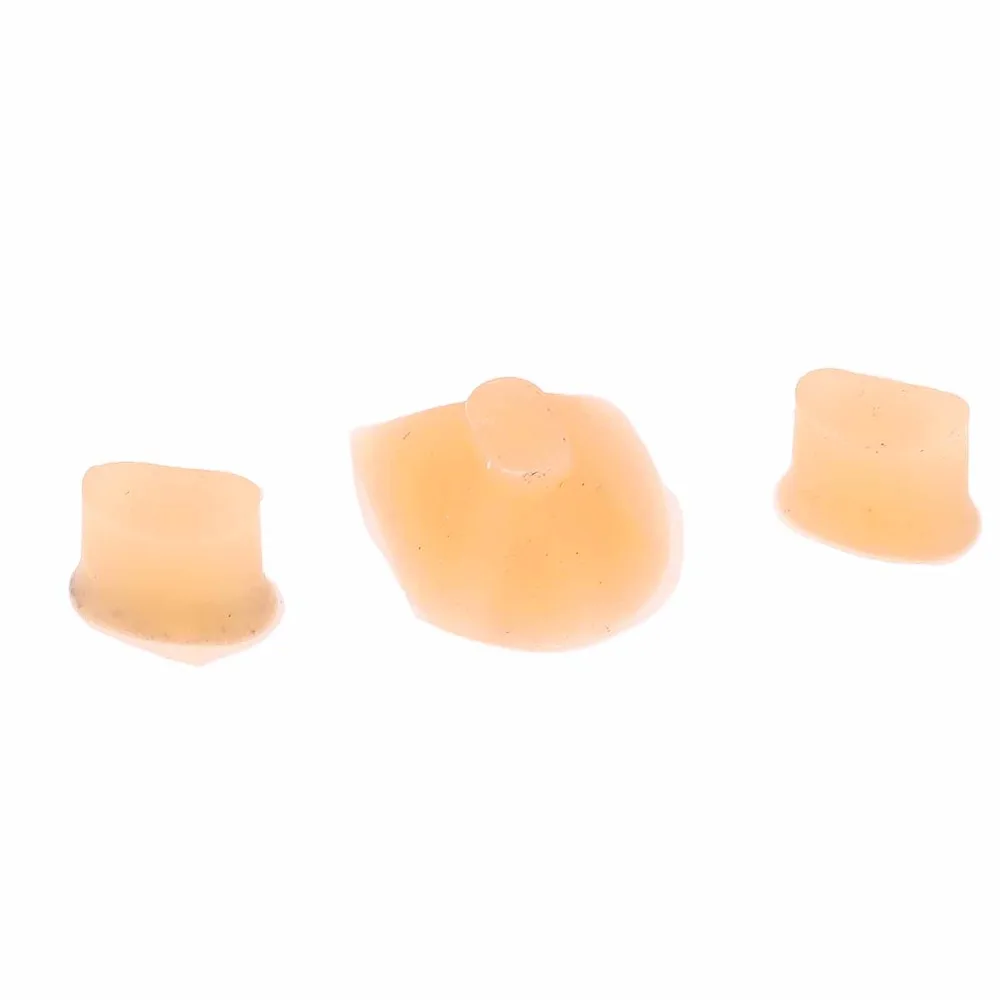 6PCS Professional Silicone Flute Trill Key Bumper khaki Flute Key Covers Flute Mute Key Pads For Flutes