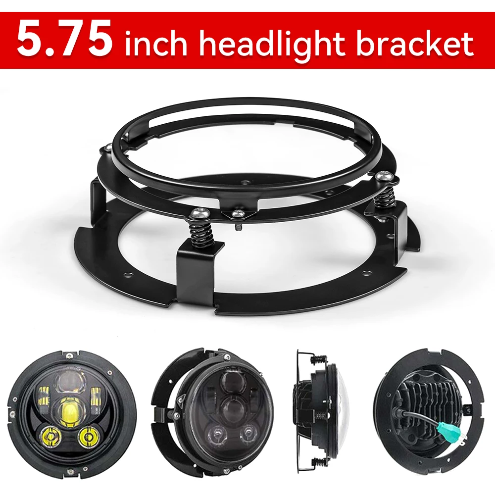 5,75 Zoll Scheinwerferhalterungssatz Motorrad Autoteile 5 3/4 Zoll für 5,75 Zoll Motor Scheinwerferhalterungen Ring