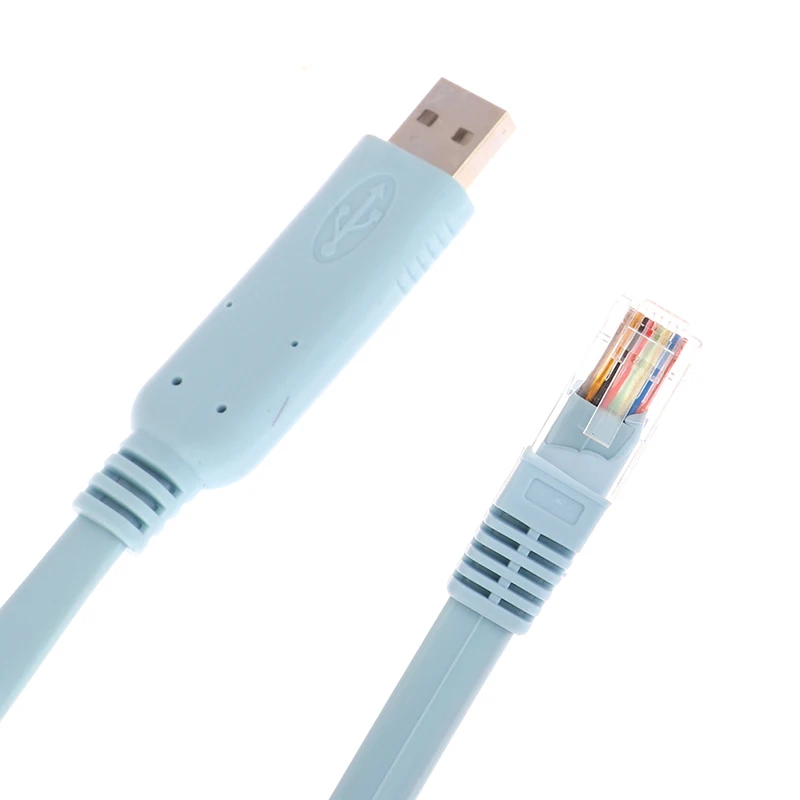 1/1.51.8/3M USB To RJ45 For Cisco USB Console Cable Debug Line For Cisco H3C HP Arba 9306 Huawei Router Rollover Console