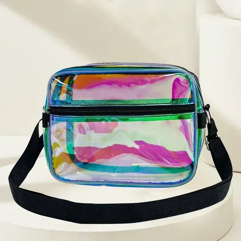 ONEART holographic Crossbody bag for Women,iridescent Shoulder Bag with Adjustable Strap,Fashion Fanny Pack for Concerts