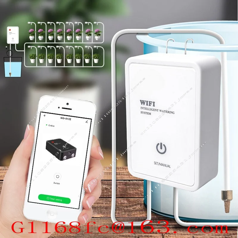 Wifi Automatic Watering Device Intelligent Timing Indoor Drip Irrigation System