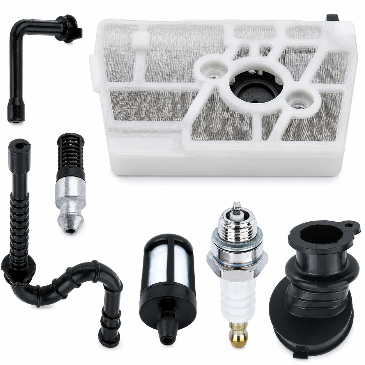 Air Filter Spark Plug Fuel Line Oil Line Intake Manifold Repair Kit For Stihl 024 028AV 026 MS240 1121 120 1625 Chainsaw Parts