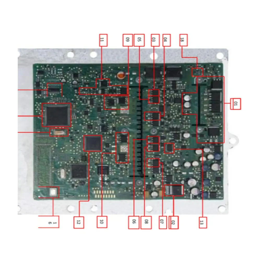 ECU Modules Repair Diesel Electronics Mapped Schemas of PLD Common Rail System Sie-mens for Ford EDC for Volvo for Benz-Mercedes