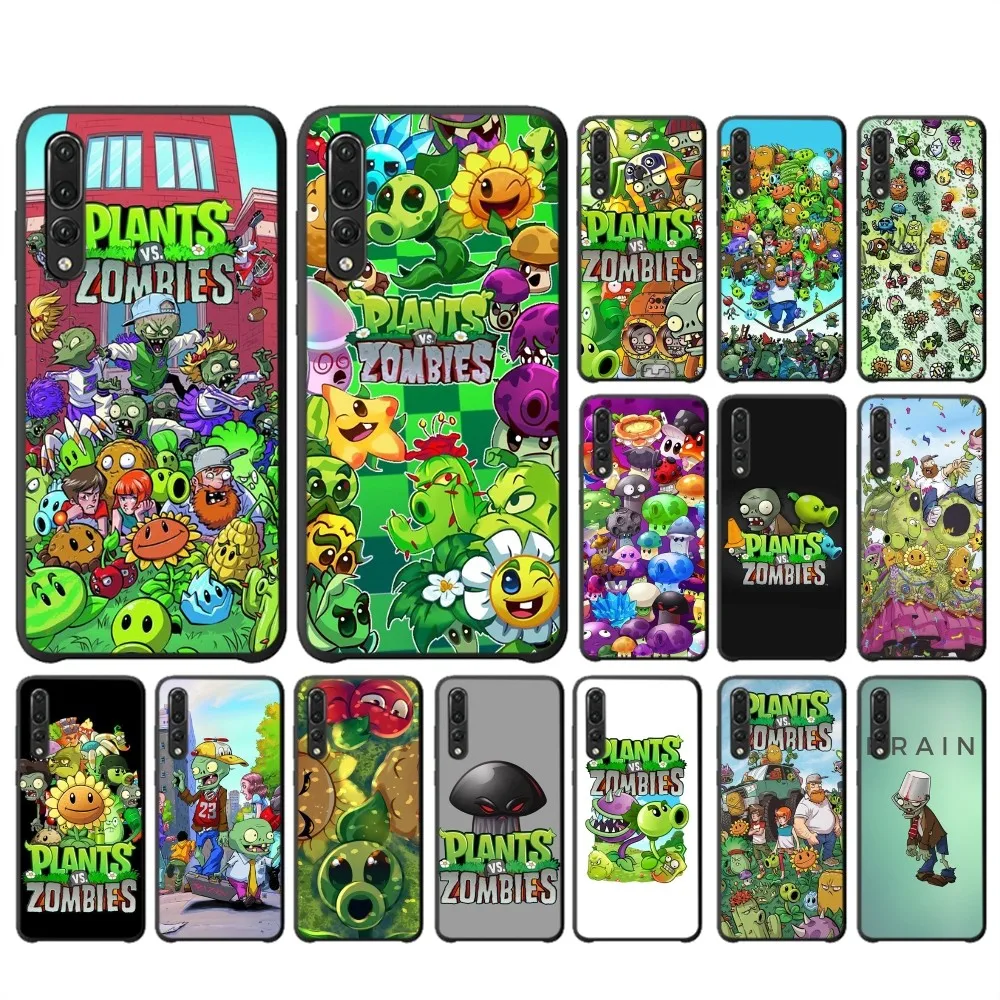 P-Plants vs. Z-Zombies Phone Case For Huawei P 8 9 10 20 30 40 50 Pro Lite Psmart Honor 10 lite 70 Mate 20lite