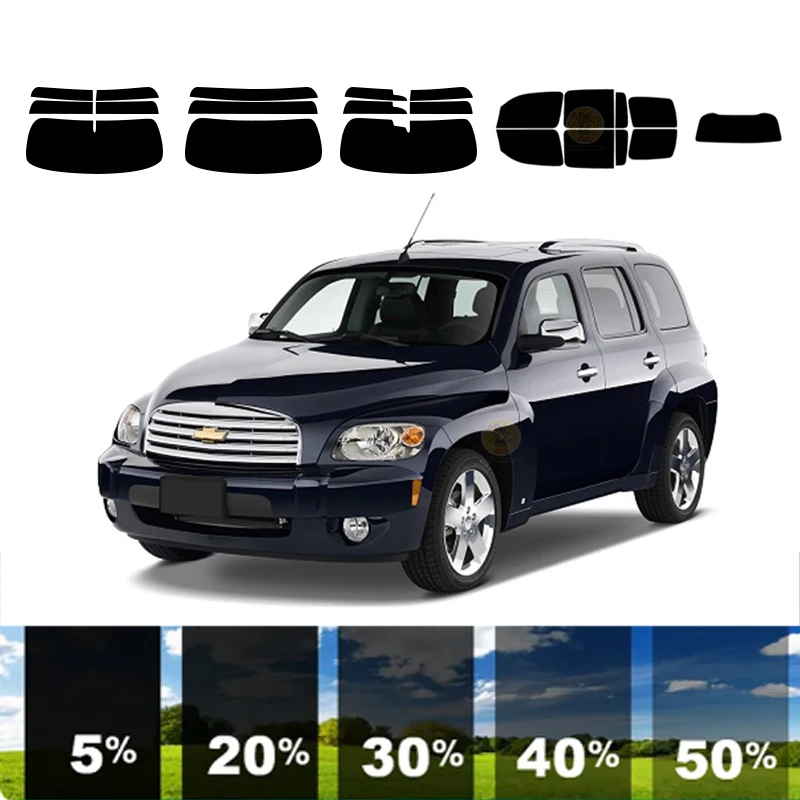 precut Removable Window Tint Film For Car 100% UVR 5%-35%VLT Heat Insulation Carbon ﻿For CHEVROLET HHR 4 DR WAGON 2006-2011