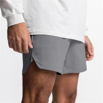 Pantalones cortos deportivos de secado rápido para hombre, pantalones cortos informales para correr, baloncesto, pantalones cortos con bolsillo para playa y Crossfit, pantalones de chándal para hombre, ropa de gimnasio