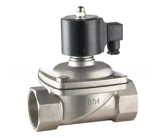 2W-500-50B Stainless Steel Solenoid Valve DN50 Solenoid Valve, Interface 2 Inches