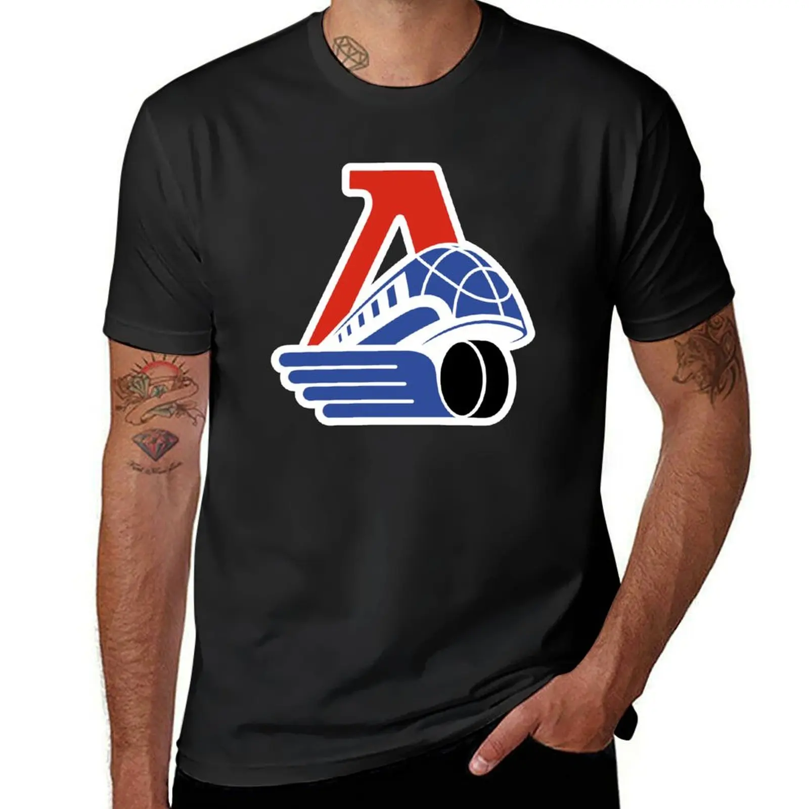 Lokomotiv Yaroslavl T-Shirt korean fashion blanks mens graphic t-shirts big and tall