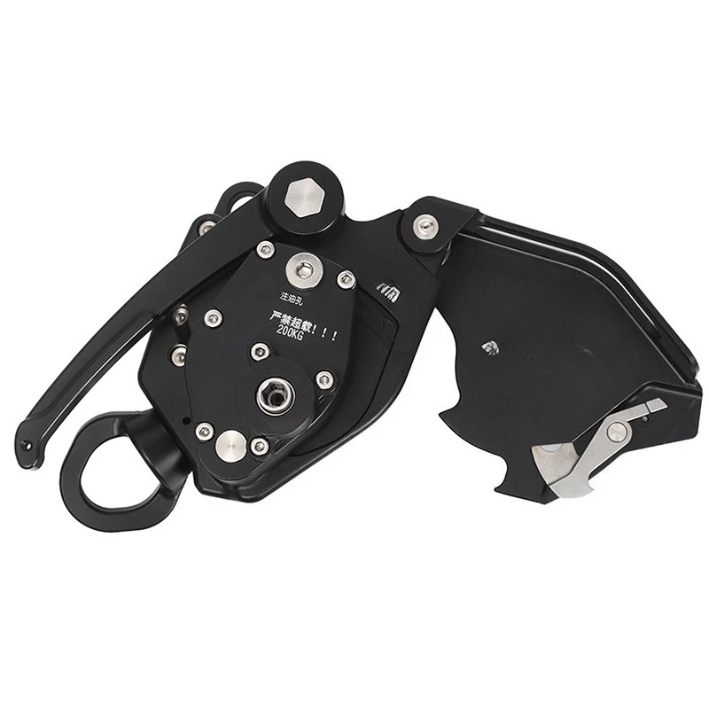 Aerial work Heavy object pulley Electric lift Hiking shoes Slow down Lifter descending Rock climbing Rope