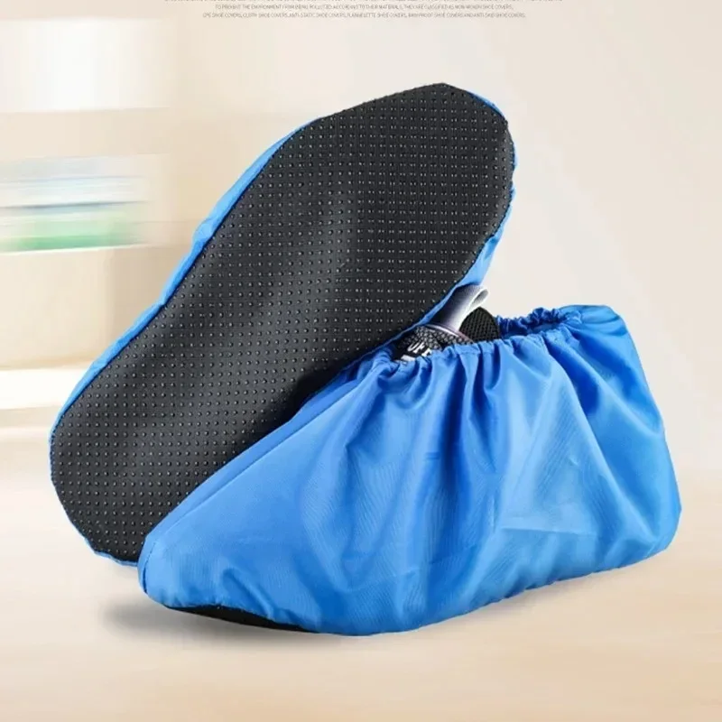 Adult Thickened Non-Slip Waterproof Shoe Covers Washable Reusable Home Shoe Covers for Men And Women 1 Pair