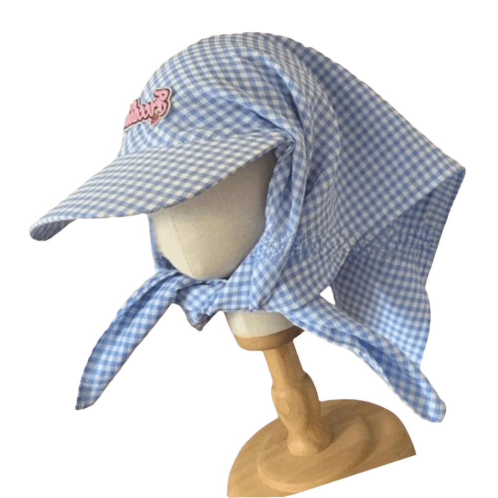 

Cotton Korean Headscarf Baseball Hat Quick Drying Breathable Triangle Headscarf Baseball Cap Hip Hop Sweet