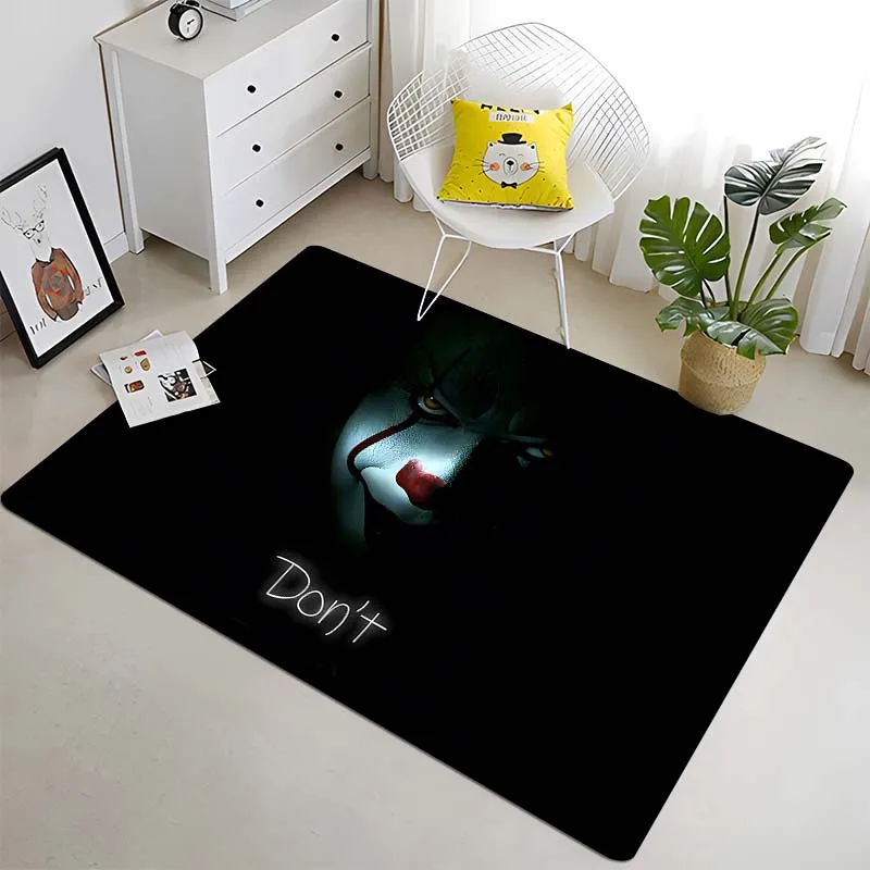 Don't Emote Pattern Floor Rug 15 Sizes Living Room Bedroom Bedside Bathroom Floor Mat Area Rug Carpets Checkroom Home Decoration