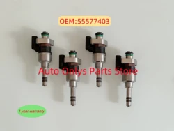 4PCS 55577403 Car Fuel Injector Nozzle For Chevrolet Equinox GMC Terrain Buick Encore Cruze Malibu 1.4L 1.5L 1.6L L4 2016-2019