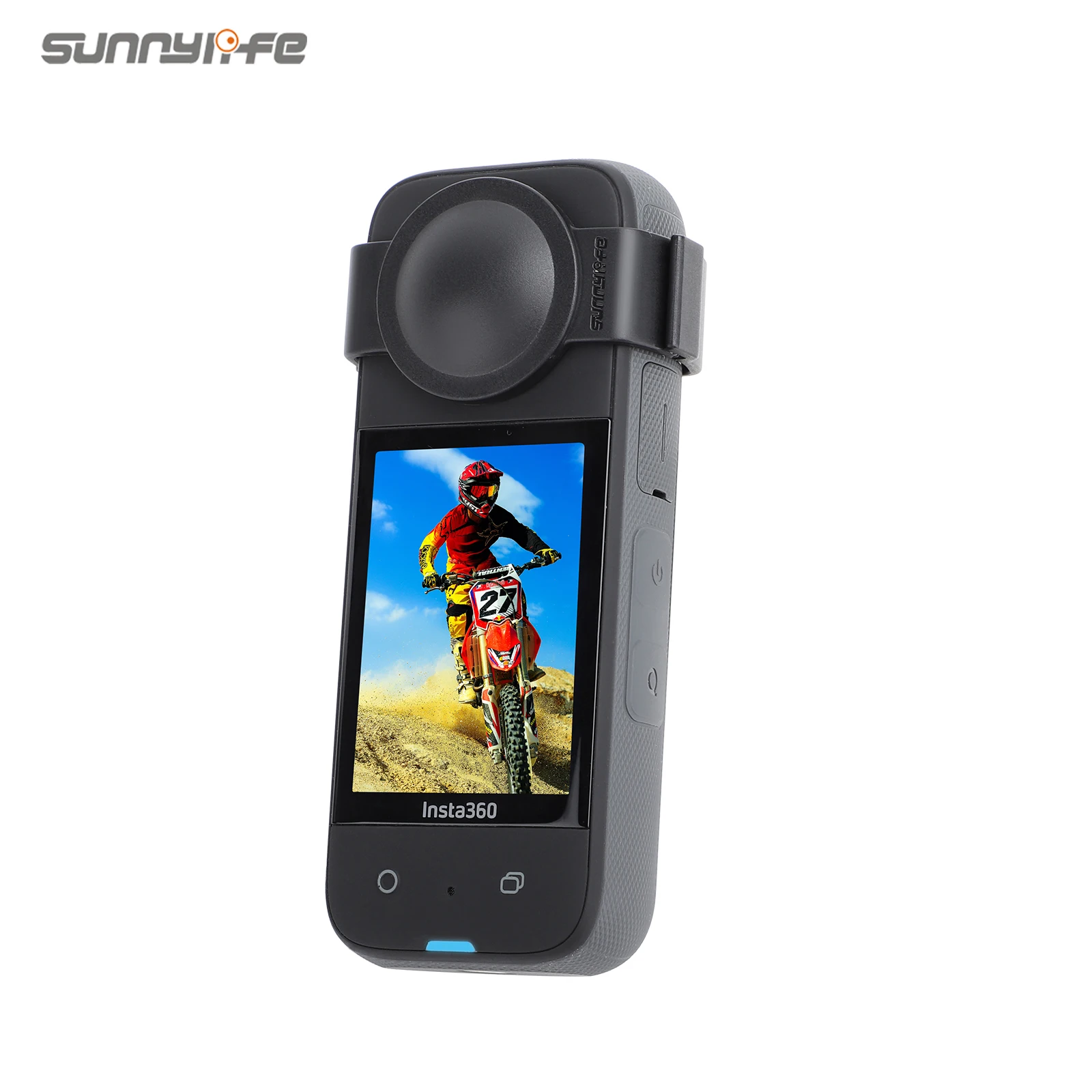 Sunnylife Pelindung Penutup Pelindung Lensa Antigores Aksesoris Casing Pelindung Tutup Keras untuk Insta360 X3