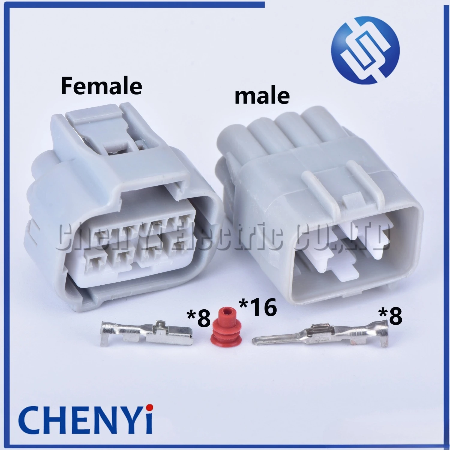 8 Pin Automotive waterproof connector headlight harness assembly plug Socket 90980-10897 90980-10896 7283-1289-40 For Toyota