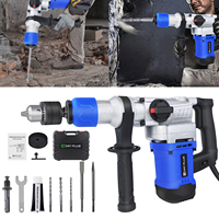 1500W SDS Rotary Hammer Drill, Corded Drills, Heavy Duty Chipping Hammers w/Vibration Control & Safety Clutch
