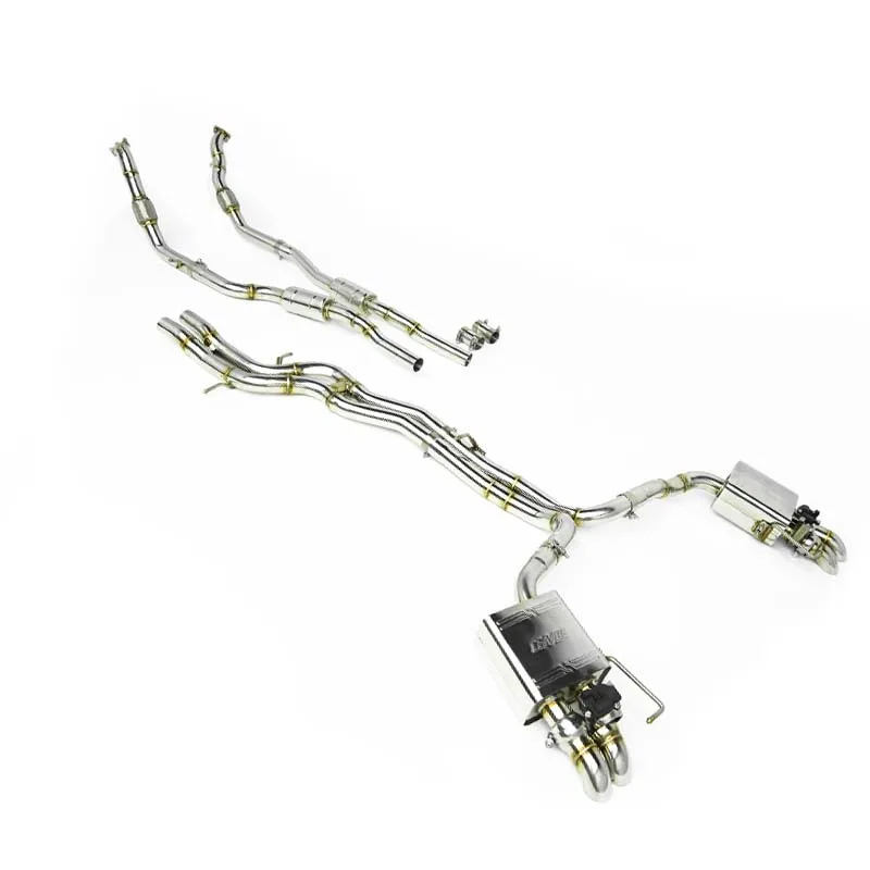 

Dream Car SUS304 Stainless Steel Valvetronic Exhaust Muffler Quad Tips Polished Finish For A8 A8L 3.0T 4.0T 2011-2025