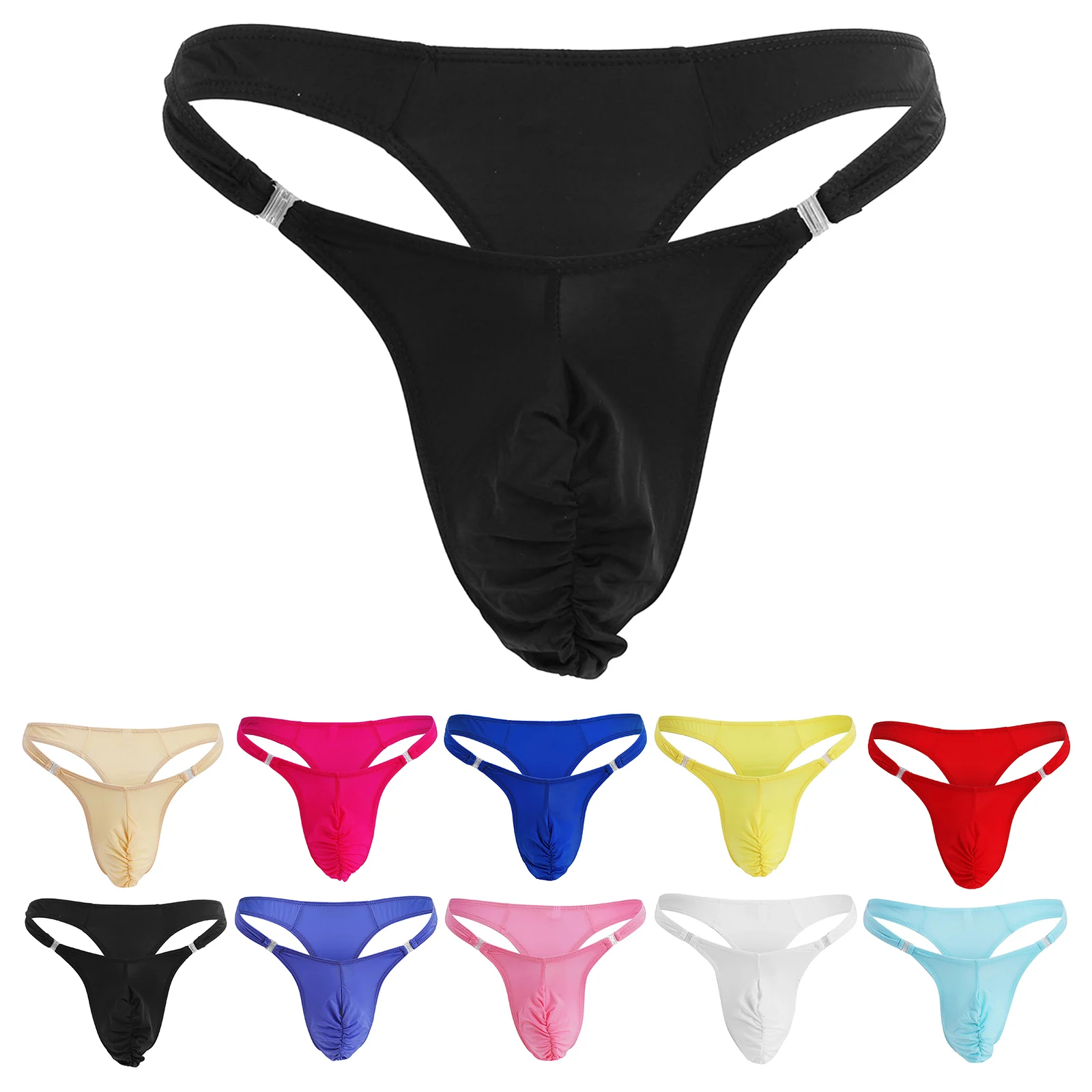 

Прозрачное нижнее белье для мужчин, мужские простые индивидуальные модные повседневные сексуальные мини-стринги, нижнее белье, футболки, шелковые стринги, корзина для закусок с говядиной