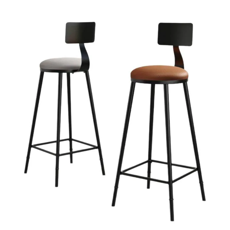 Light luxury bar chair household modern simple high stool kitchen island chair stool front desk