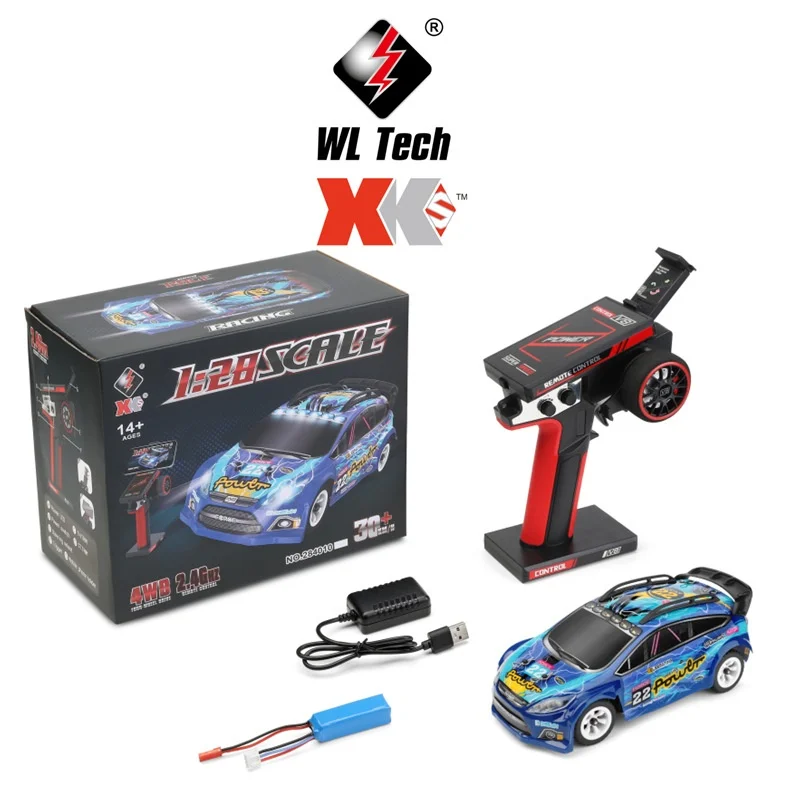 Weili 284010 remote-controlled four-wheel drive racing off-road high-speed drifting mosquito car 1:28 electric model RC toy K989