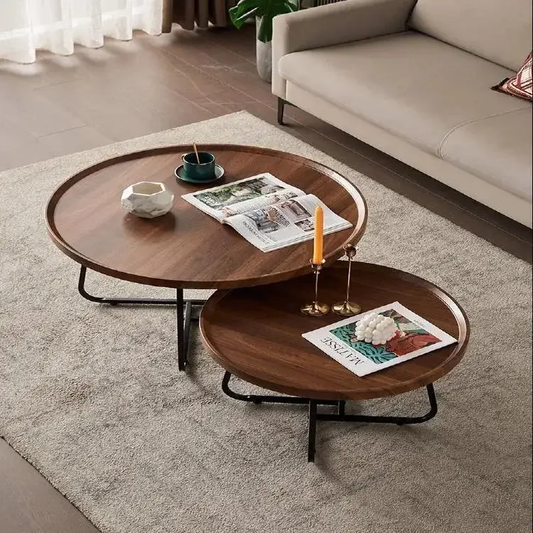 Coffee Table For Living Room Scandinavian Light Luxury Dining Table Multifunctional Modern Simple Household Round