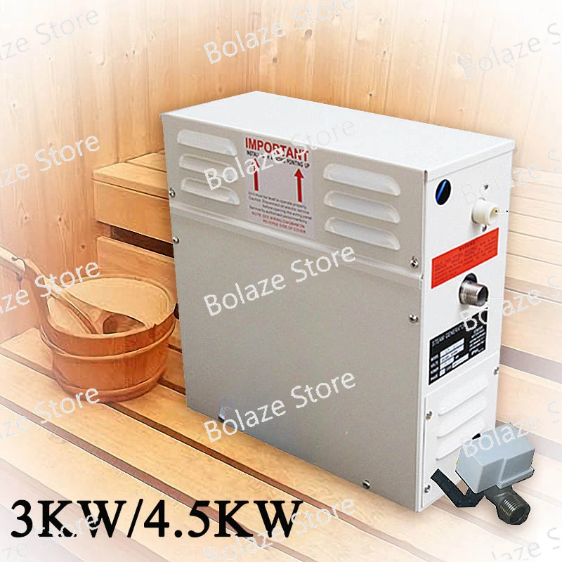 

3KW 4.5KW Steam Generator for Shower 220V 380V Home Steam Machine Sauna Bath SPA Steam Shower with Digital Controller