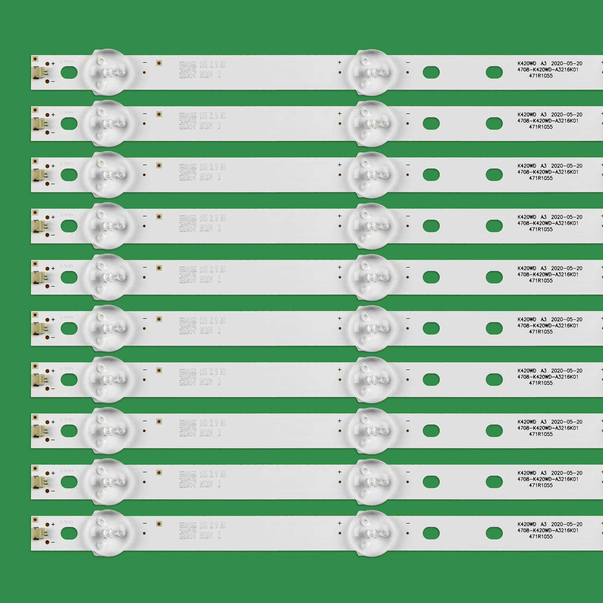 LED Backlight Strip for TCL 42D11 L42Q5400KN 4708-K420WD-A3216K01 4708-K420WD-A4213K01 K420WD A4