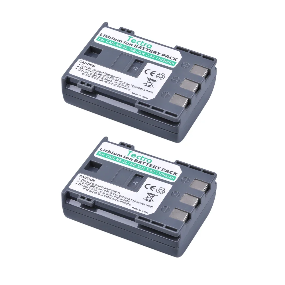 NB-2LH NB-2L 7.4V/1100mAh Li-ion Camera Battery for Canon PowerShot G7,G9,S30,S40,EOS 350D,400D,ZR100,ZR200,ZR300